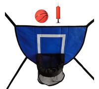 Petit panier de basket-ball d'intérieur pour enfants - Support mural - Planche à suspendre avec ensemble de basket-ball et trampolines