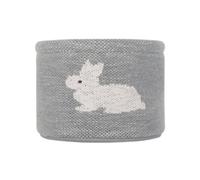 Petit panier de rangement lapin gris TU