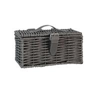 Petit panier de vélo en plastique pour l'avant gris