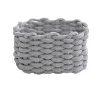 Petit Panier En Corde De Coton - Panier De Rangement En Tissu Tissé | Organiseur De Bureau En Forme Rectangulaire, Étui De Rangement En Tissu Doux, Conteneur Multi- | Pour Le RangementDes