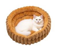 Petit Panier pour Chien,Moelleux Lavable pour Chat et Chien de Forme Ronde - Coussin Doux pour Chiot Appartement Salon Chambre Maison Intérieur Extérieur Jardin