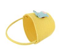 Petit Panier Tressé Jaune en Corde Coton, Présent Bébé, Fêtes et | Décoratif, Rangement, Accessoire Photo, pour Bonbons et Petits Sachets