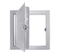 Petit Panneau d'accès pour cloison sèche, Panneau électrique encastré pour intérieur et extérieur, Panneau d'accès Commercial avec vis (33 x 53 cm)