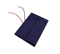 Petit panneau solaire 6 V en polysilicium module de charge avec long câble miniature pour systèmes de recherche sur l'énergie solaire