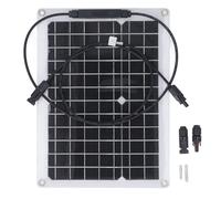 Petit panneau solaire flexible 15W kit batterie charge caméra de sécurité de sécurité automatique Poulet Coop Coop Boat de la grille
