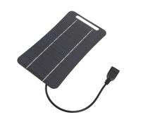 Petit panneau solaire pratique de 5 W 5 V pour un chargement efficace de l'appareil pendant les activités de plein air, usage quotidien et décontracté