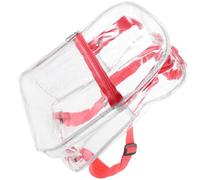 Petit Paquet à Dos Transparent Rose en Pvc et Tissu pour Garçon et Filles | Usage Multi-emploi, Style à Belle Apparence, pour Voyage et Décoration