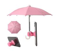 Petit Parapluie pour Téléphone - Protection Solaire avec Ventouse pour Couvercle de Parapluie,Protection Anti-Éblouissement Plieable pour Smartphones pour Plage et Activités Extérieures