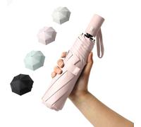 Petit parapluie UV Baodini de protection solaire, compact, coupe-vent, pliable, de voyage, pour la pluie et le soleil, ouverture et fermeture automatiques pour femmes et hommes, Small-42 inch Arc