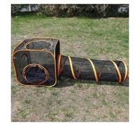 Petit Parc pour Animaux d'extérieur Tente for Chat avec Tunnel for Chat Enclos extérieurs for Chat Tente escamotable for Chat Parc for Chat Tentes de Jeu