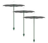 Petit pare- pour , 26,5 cm, parasol de jardin avec piquet - pour cour, terrasse, balcon, lit, pot de fleurs, Blanc - Hauteur : 34 cm, Refer to description