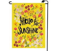 Petit Pavillon Marguerites printanières jaune vif, motifs « Bonjour soleil