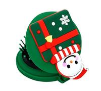 Petit peigne pliable portable, peigne pliable de Noël, brosse à cheveux de voyage, brosse à cheveux Père Noël, bonhomme de neige, brosse à cheveux pliable compacte pour sac à main, peigne à coussin
