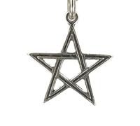 Petit pendentif en forme de pentagramme en argent sterling 925