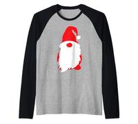 Petit Père Noël drôle Manche Raglan