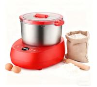 Petit pétrin électrique automatique à spirale, pétrin ménager de 5 litres avec machine à lever, conception en deux parties, facile à nettoyer, pour la maison red