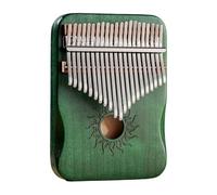 Petit piano portable en bois 17/21 touches, Green 21 SOUNDS | Instruments de sonore de piano à pouce de poche, cadeaux pour adultes débutants, instrument de
