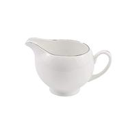 Petit pichet à lait classique en céramique blanche pure, mini crème avec poignée, café, ensemble de crémier porcelaine, sucre et Barista(F)