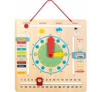 Petit Pied Calendrier Éducatif Avec Horloge Allemand
