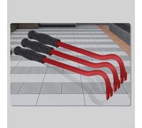 Petit pied-de-biche coudé, 300 mm, très résistant pour la construction et la réparation automobile, extracteur de clous en acier à haute teneur en carbone avec caoutchouc antidérapant