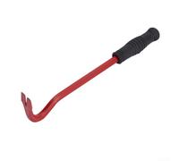 Petit pied-de-biche coudé robuste avec poignée antidérapante et gants, outil de démolition compact en acier à haute teneur en carbone pour tirer et construire des clous