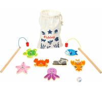 Petit Pied Voyage Attraper De Petits Poissons