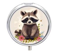 Petit pilulier rond portable étanche pour poche, sac à main et pratique au quotidien
