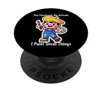 Petit Pinceau Big Attitude I Paint Small Things PopSockets PopGrip Adhésif