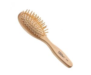 Petit pinceau ovale Eurostil Petit soufflet Manche en bois 1pc