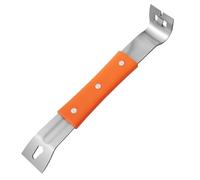 Petit, | plat avec poignée en caoutchouc | plat polyvalent en acier inoxydable, outil pour enlever les clous et les vis