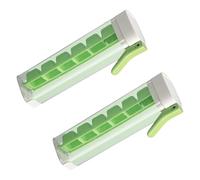 Petit plateau à glaçons de 6 espaces avec conception à poussée à une seule main utilisant des moules à glace en plastique PP non toxiques robustes pour un usage domestique fabricant de glaçons PP
