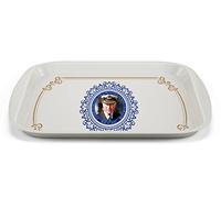 Petit Plateau commémoratif représentant Le Roi Charles III - Cadeau Souvenir de Sa Majesté - 21 x 14 cm