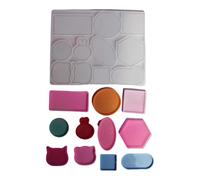 Petit plateau en silicone pour bijoux en résine faits à la main, concept de cadeau unique, pour amateurs de maison, assiette géométrique pour débutants