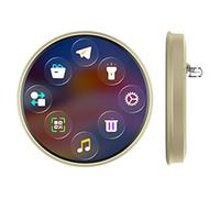 Petit plateau numérique - Affichage d' de football d'écran de 4,7 centimètres, écran tactile Smart Badge - Pour les collectionneurs fans étudiants adolescents adultes fête à thème voyage bureau