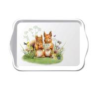 Petit Plateau rectangulaire Couple d Écureuils
