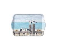 Petit plateau rectangulaire mouettes sur le quai