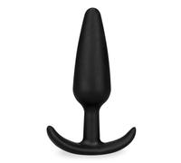 Petit plug anal avec poignée d'ancrage - Noir - Sextoys pour couples > Plug anal
