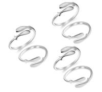 Petit poisson index bague en argent bijoux de pouces de pouce émeraude empilage de cerceaux solides bracelets de femmes empilables anneaux l'anneau de poisson bague ouverte anneau