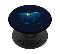 Petit Poisson vaste océan Introverti Esthétique PopSockets PopGrip Adhésif