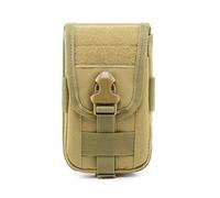 Petit porte-ceinture pour téléphone portable avec fente pour carte, Couleur boue.