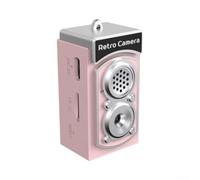 Petit porte-clés appareil photo numérique 1080p HD 8MP 2,44 cm format de | Double objectif avant et arrière, 11 filtres intégrés, enregistreur vidéo, port de type C, 6 couleurs, pour enfants
