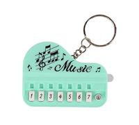 Petit porte-clés avec clavier électronique - Jouet de musique avec éclairage pour l'amour et le cadeau - Instrument de piano simple à transporter avec éclairage LED - Clavier musical de poche