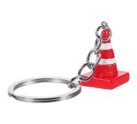 Petit Porte-clés Cône de Signalisation, Alliage Résine, Mini Modèle