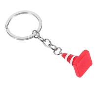 Petit Porte-clés Cône de Signalisation Mini Modèle Alliage Résine