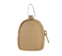 Petit porte-clés de sac à dos - Pochette compacte pour porte-clés, accessoire de portefeuille léger | Petite bourse à fermeture éclair pour sacs de voyage en plein air, organisateur de clés de voiture