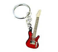 Petit porte-clés guitare - Porte-clés de sac de musique | Porte-clés de voiture | Porte-clés guitare | Porte-clés guitare électrique | Porte-clés décoratif pour guitaristes, Guitare 1, Refer to