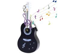 Petit porte-clés guitare sonore - Le plus petit porte-clés de musique de guitare au monde | Porte-clés guitare avec son, le plus petit porte-clés de musique de guitare, Noir , Siehe Beschreibung
