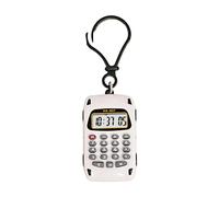 Petit porte-clés multifonctionnel - Calculatrice d'aspect dessin animé pour addition, soustraction, multiplication, division rapide, calculatrice portable