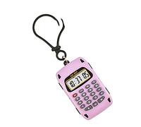 Petit porte-clés multifonctionnel - Calculatrice d'aspect dessin animé pour addition, soustraction, multiplication, division rapide, calculatrice portable