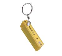 Petit porte-clés pliable de 50 cm - 10 plis - Pour mesures actives - Règle de poche